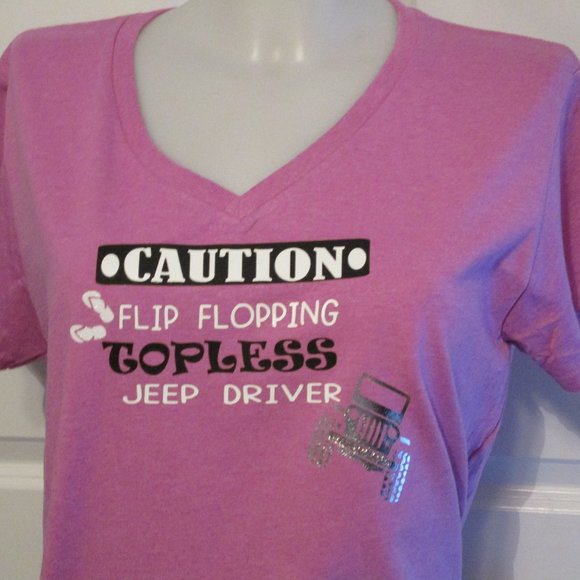 Jeep And Flip Flops T Shirt - Picture 8 of 11